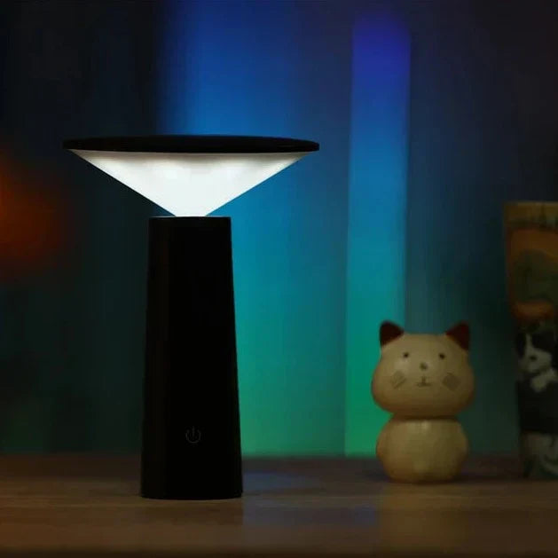 InfiNight - Modern bordslampa med beröringssensor | Dimbar ljusstyrka | Veska