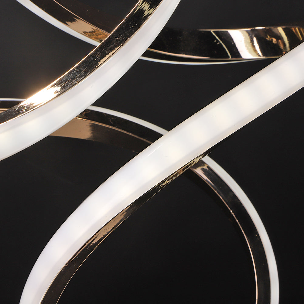 InfinityGlow – LED Spiral Table Lamp med oändlig design | Veska
