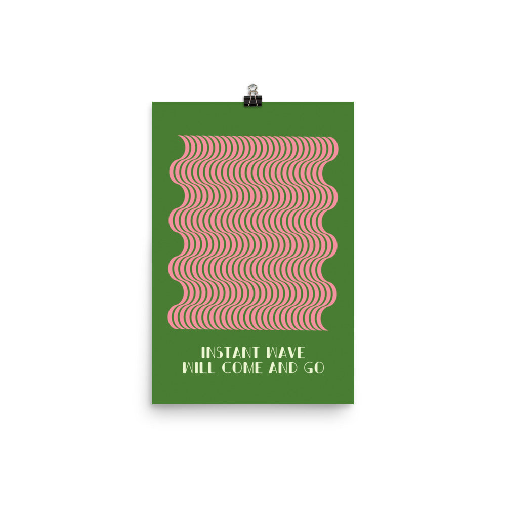 Instant Wave Kommer Och Går | Veska 12″×18″