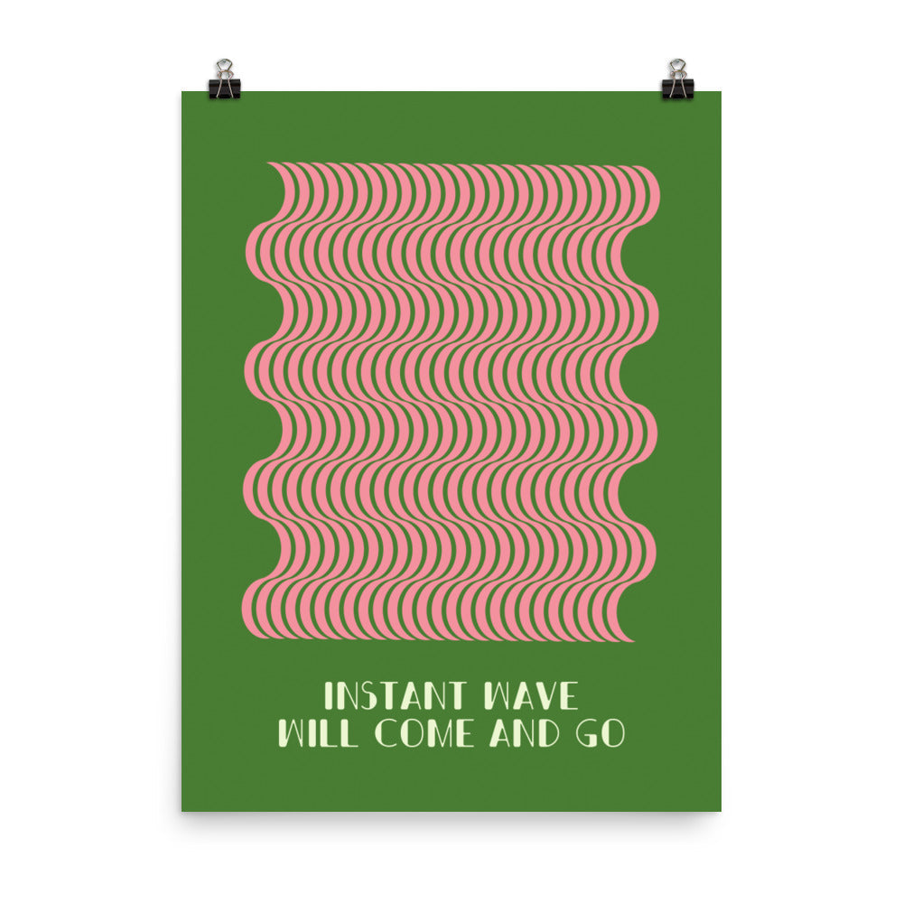 Instant Wave Kommer Och Går | Veska 18″×24″