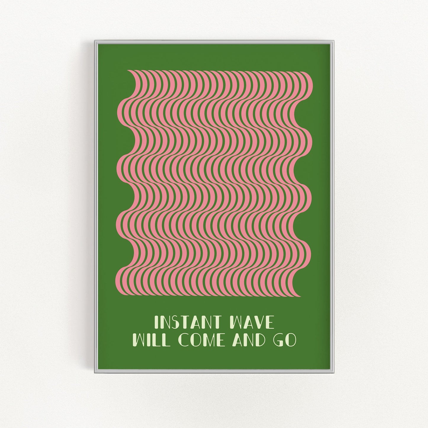 Instant Wave Kommer Och Går | Veska 12″×16″