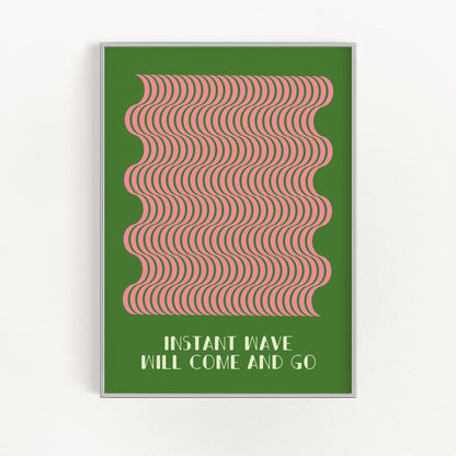 Instant Wave Kommer Och Går | Veska 12″×16″