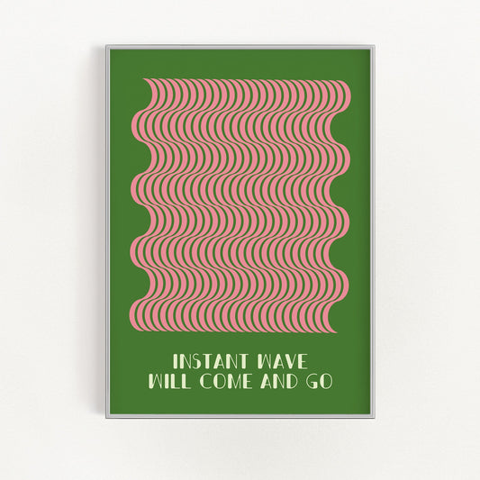 Instant Wave Kommer Och Går | Veska 12″×16″