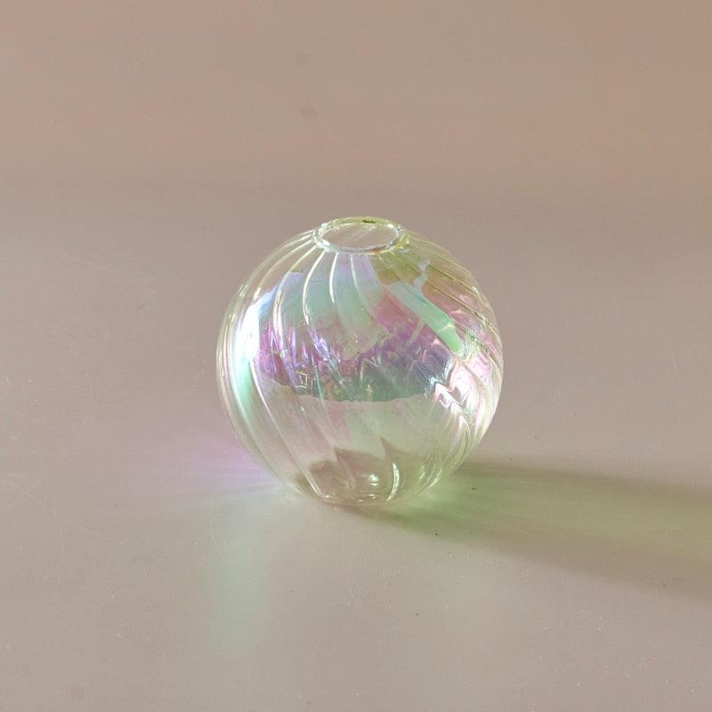 Iridescent Ball Flower Vase | Veska