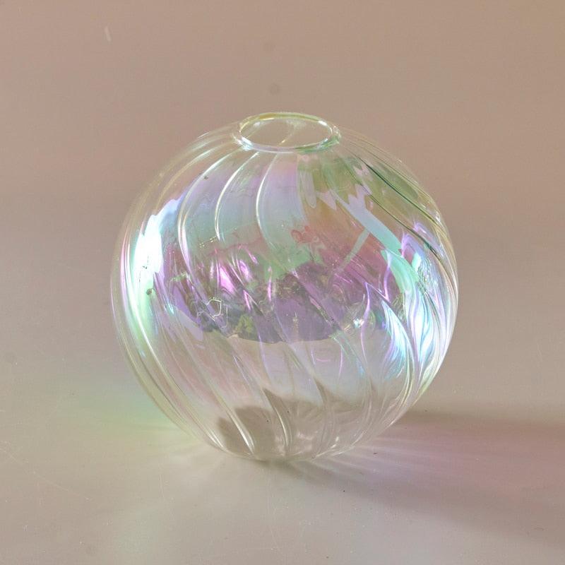 Iridescent Ball Flower Vase | Veska