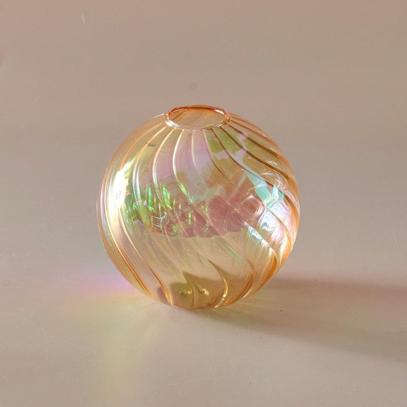 Iridescent Ball Flower Vase | Veska