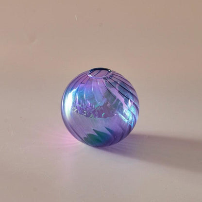 Iridescent Ball Flower Vase | Veska Mindre Lila