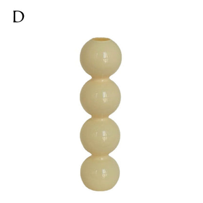 Ivory Glass Candleholder | Veska D