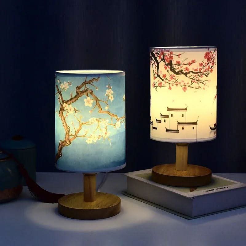 Japandi Stil LED Bordslampa med Touchkontroll | Veska