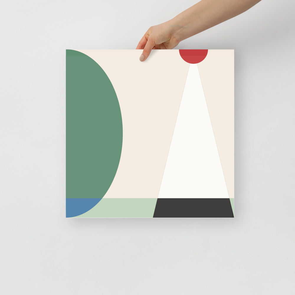Japansk Scen Abstrakt Väggkonst | Veska 16×16