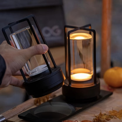 Japansk Stil LED Touch Bordslampa - ZenLight | Veska Svart Stil B