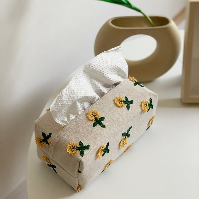 Japansk stil miljövänlig blomvävnadslåda | Veska