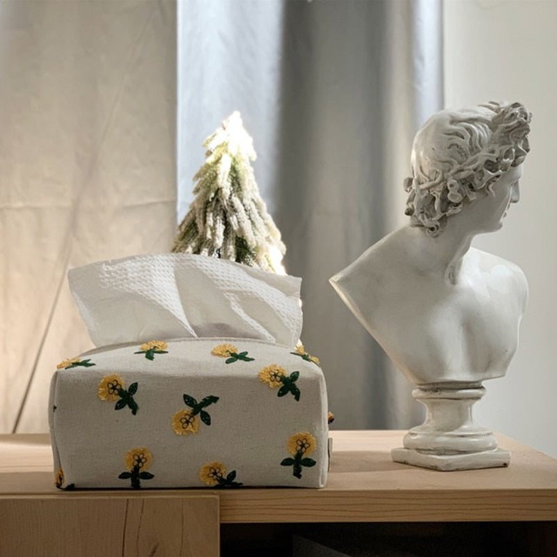 Japansk stil miljövänlig blomvävnadslåda | Veska