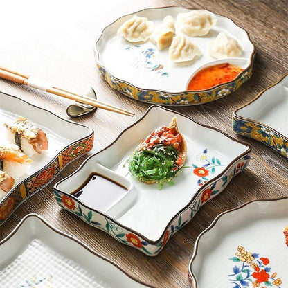 Japansk stil rektangulär tallrik | Veska