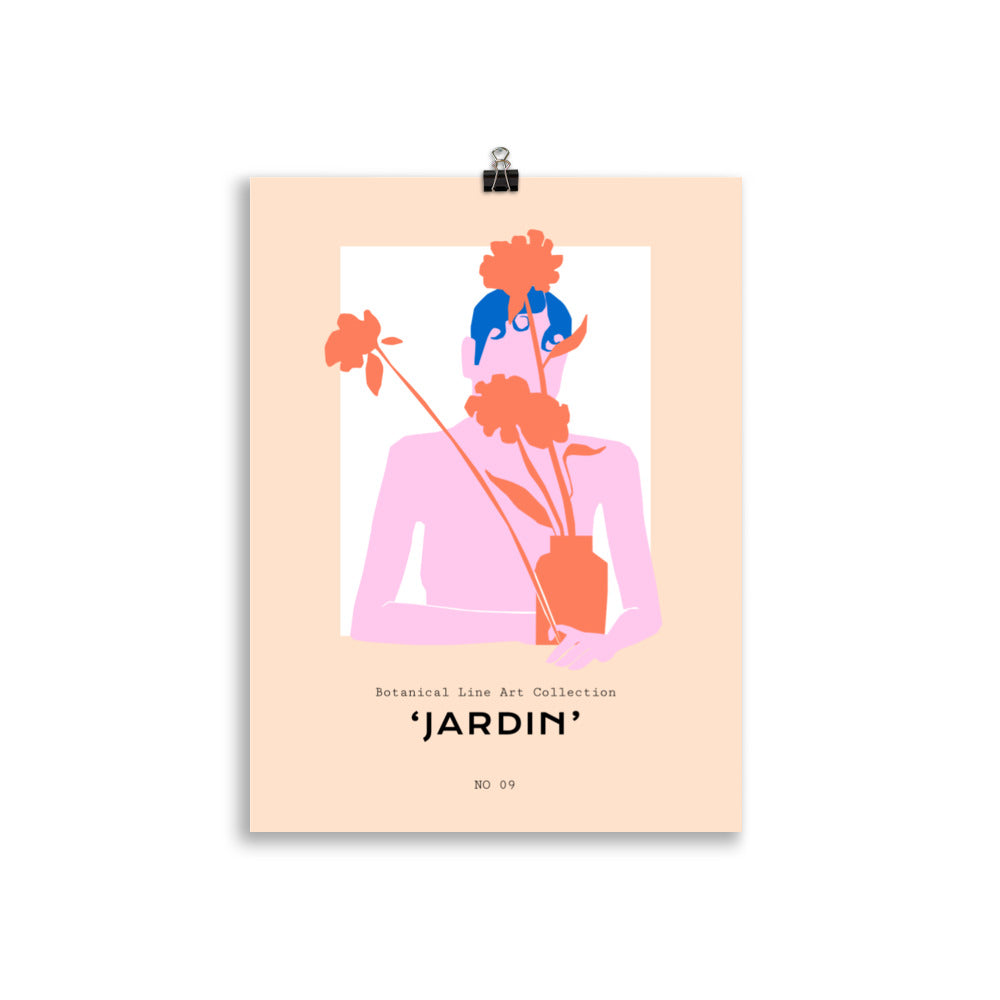 Jardin - Pojke med Blomma | Veska 30×40 cm