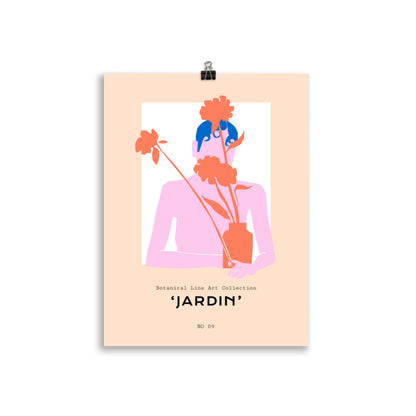 Jardin - Pojke med Blomma | Veska 30×40 cm