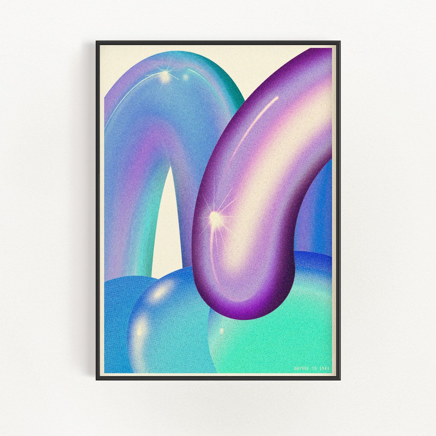 Jelly Ping Pong - Blå | Veska 21×30 cm