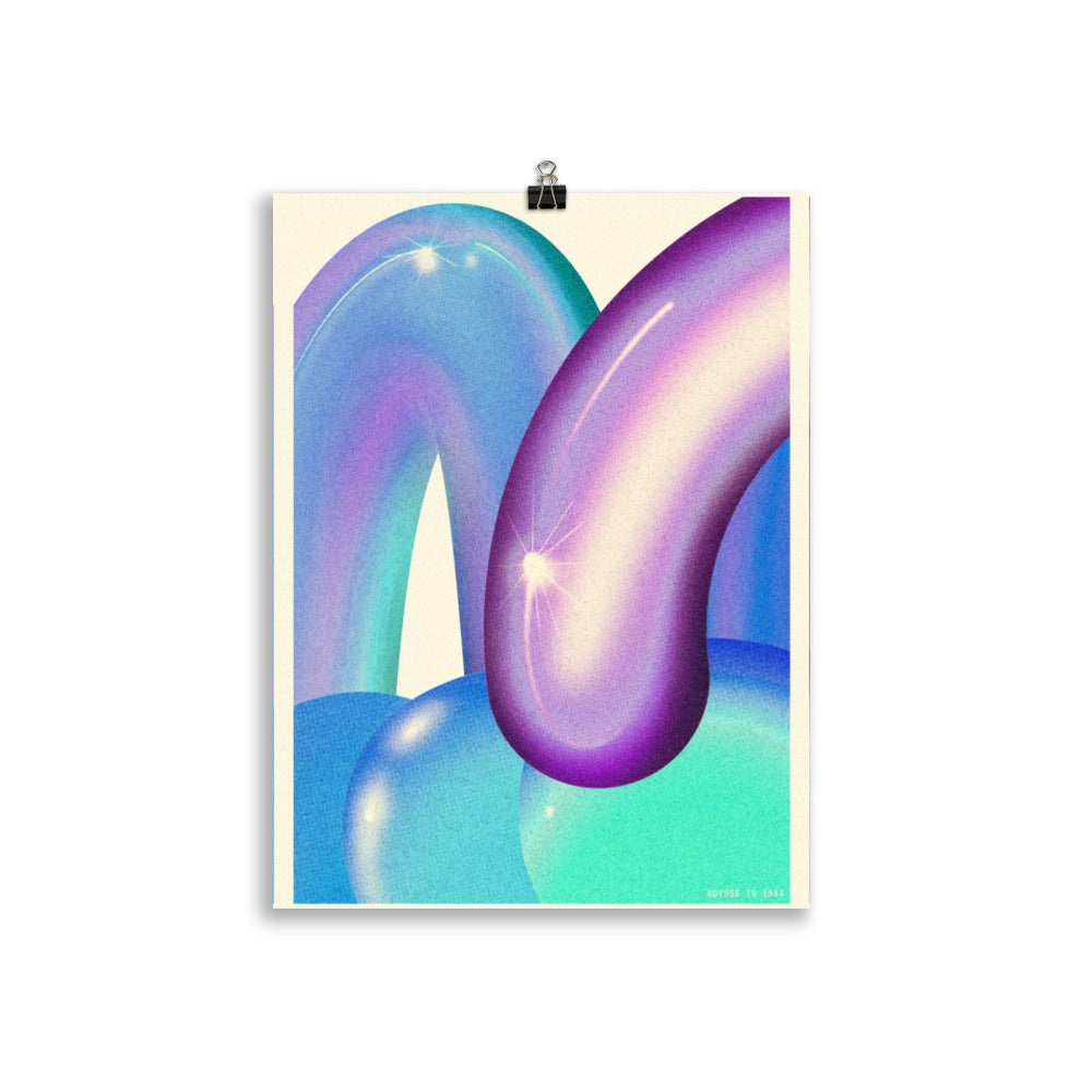 Jelly Ping Pong - Blå | Veska 30×40 cm