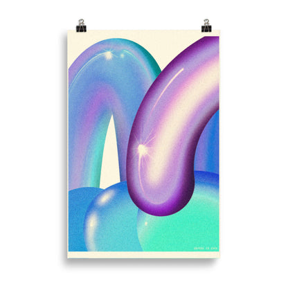 Jelly Ping Pong - Blå | Veska 61×91 cm