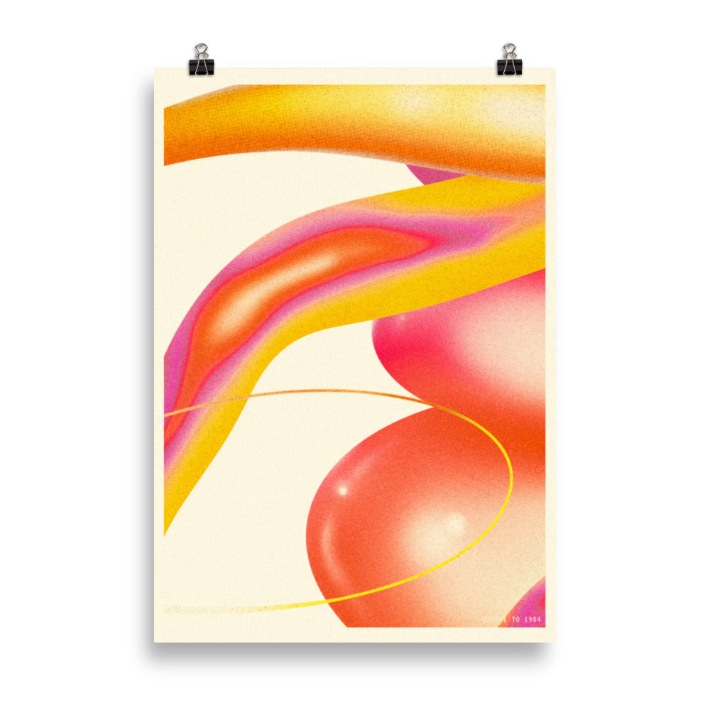 Jelly Ping Pong - Pink | Veska 70×100 cm