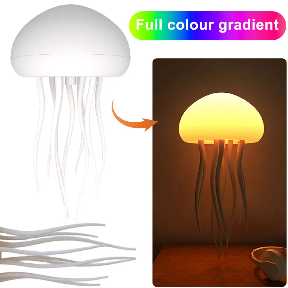 Jellyfish RGB Röstmikrofon Hängande Nattlampa | Veska