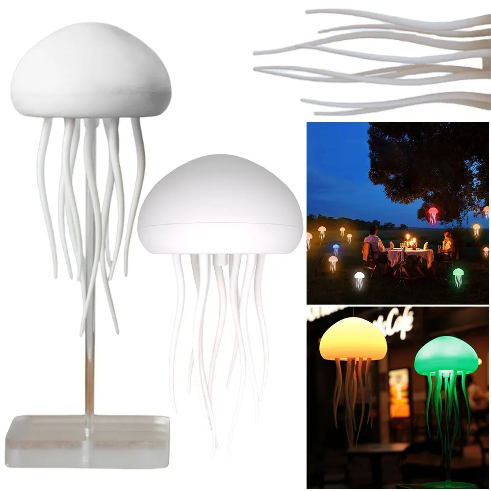 Jellyfish RGB Röstmikrofon Hängande Nattlampa | Veska