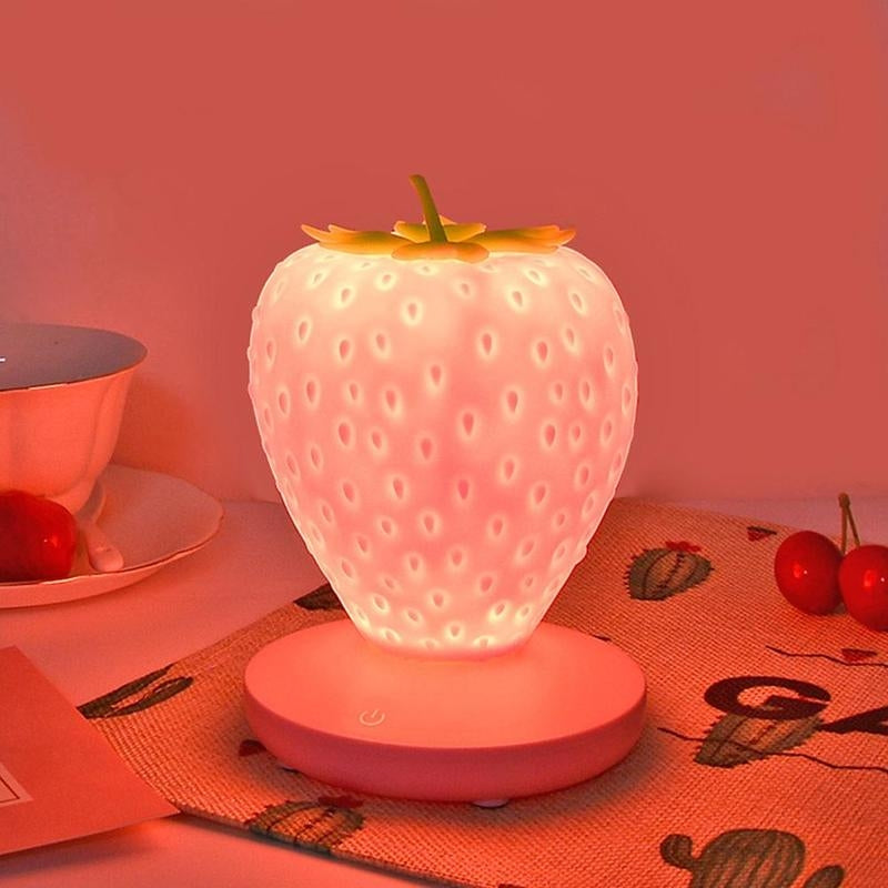 Jordgubbe Nattduksbord Lampa | Veska Rosa