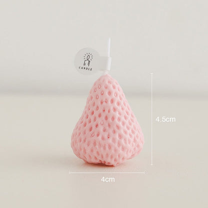 Jordgubbsaromatisk ljus | Veska Rosa 1 Styck 4.5x4cm 1.8"x1.6"