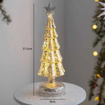 Jul Tids LED Frostad Glasträd Lampa | Veska