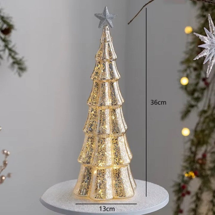 Jul Tids LED Frostad Glasträd Lampa | Veska 3