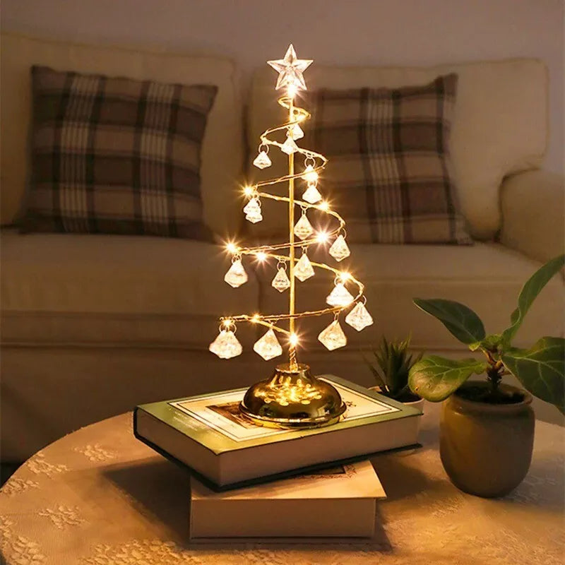 Julbordslampa med LED Spiral Design | Veska
