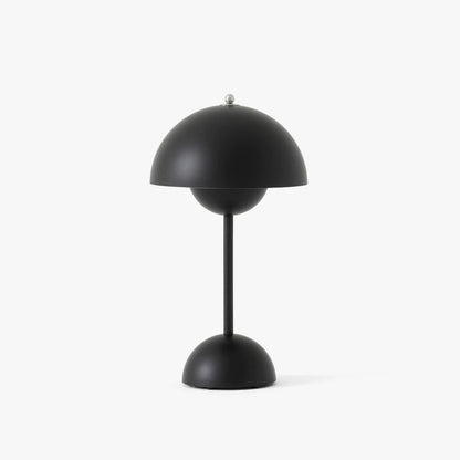 Justerbar ljusstyrka blomkruka lampa - Italiensk uppladdningsbar bordslampa VP3 | Veska Matt svart