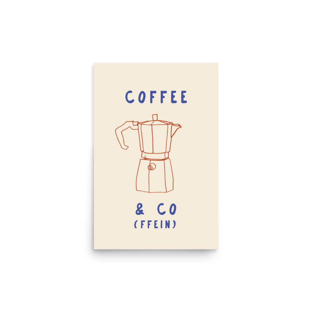 Kaffe och koffein | Veska 12″×18″