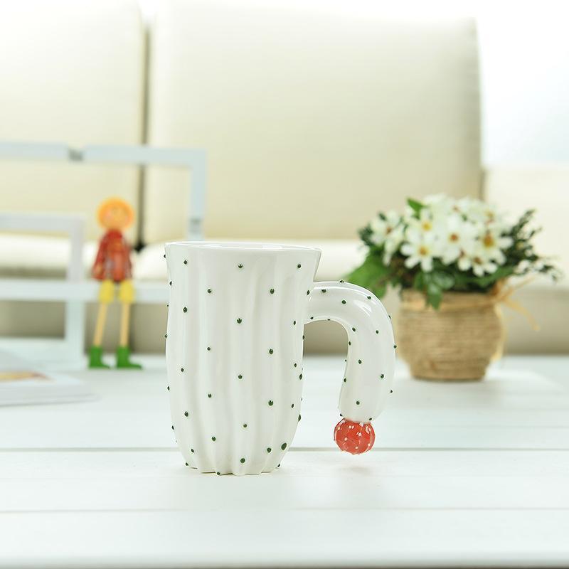 Kaktus Kaffe Mugg | Veska Vit
