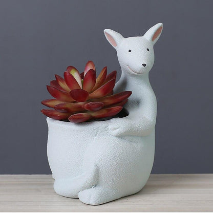 Känguru Keramisk Blomkruka | Veska