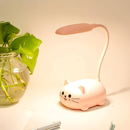 KatanaLight Lampa - Justerbar LED med USB-laddningsbar bordslampa Veska Rosa