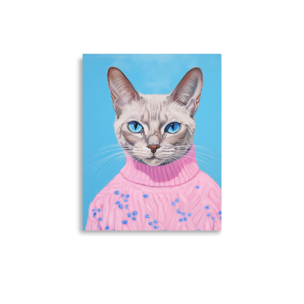 Katt i en tröja | Veska 11″×14″