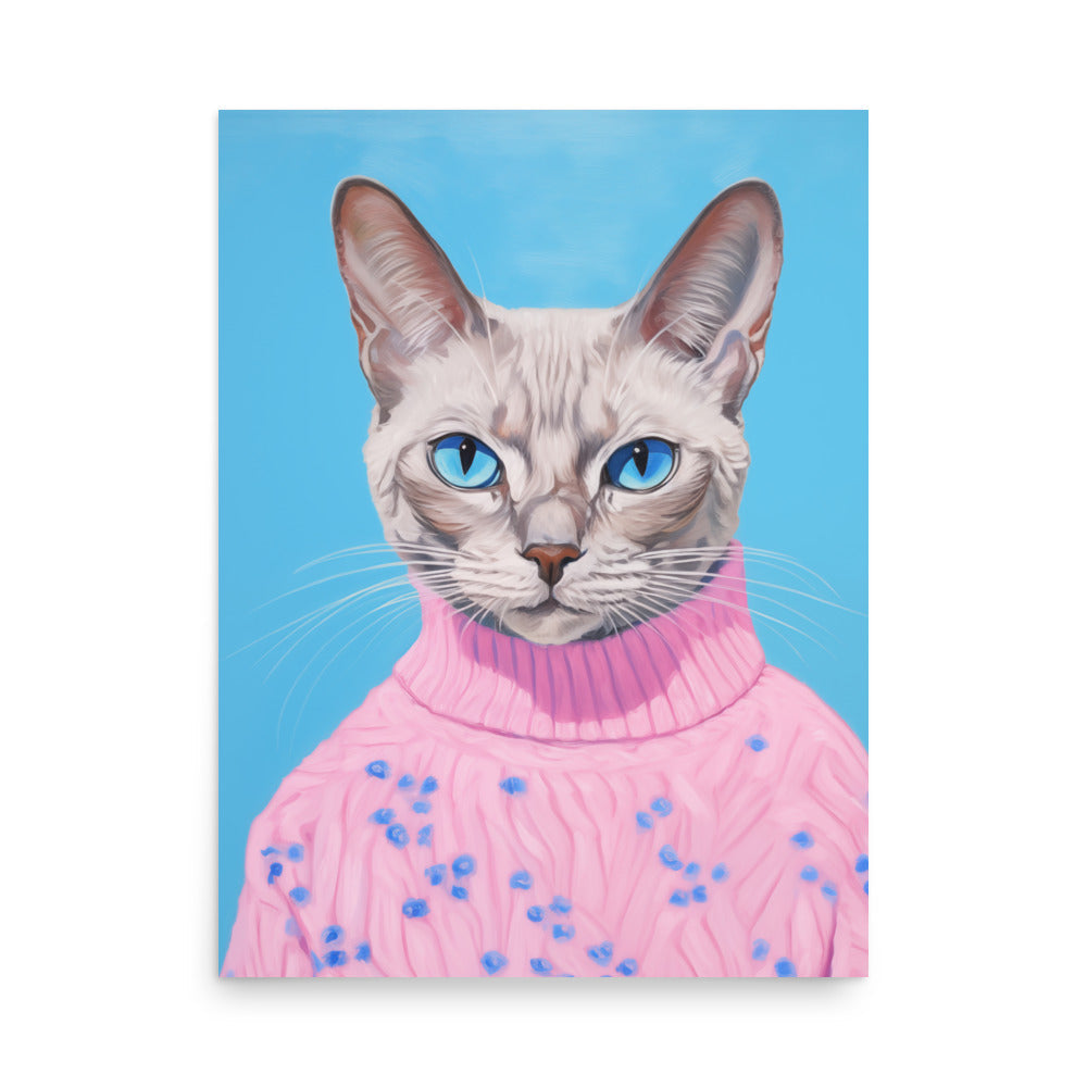 Katt i en tröja | Veska 18″×24″