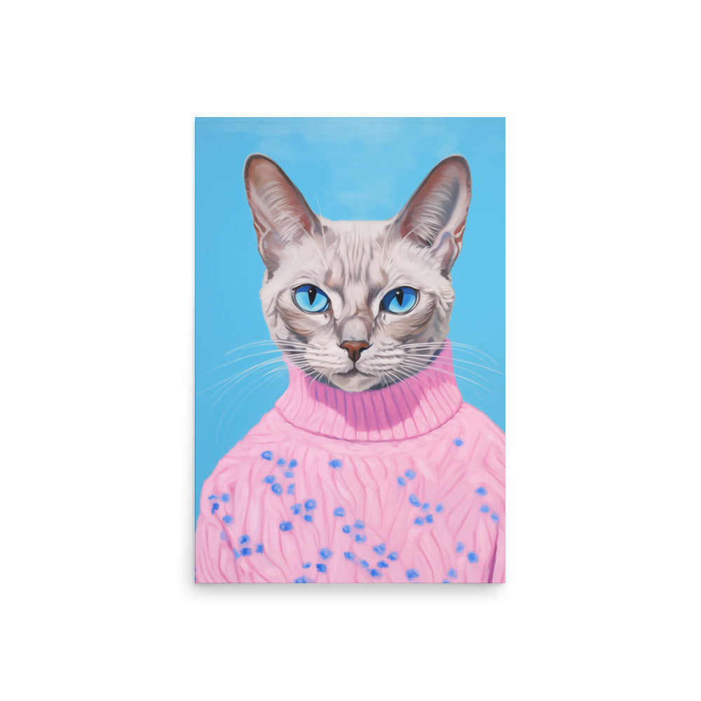 Katt i en tröja | Veska 20″×30″