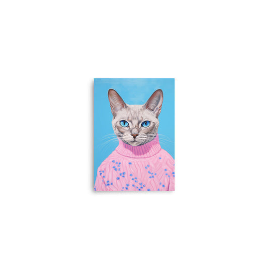 Katt i en tröja | Veska 5″×7″