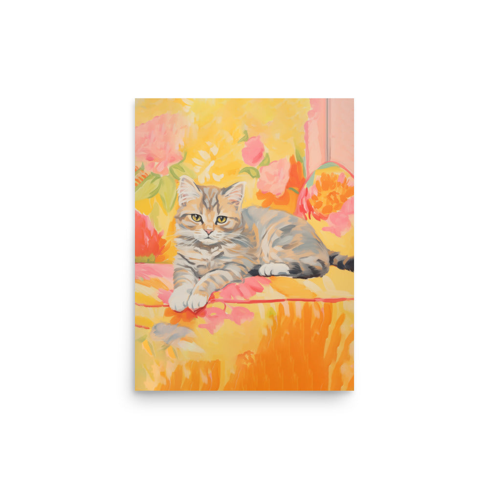 Katt på en soffa | Veska 12″×16″