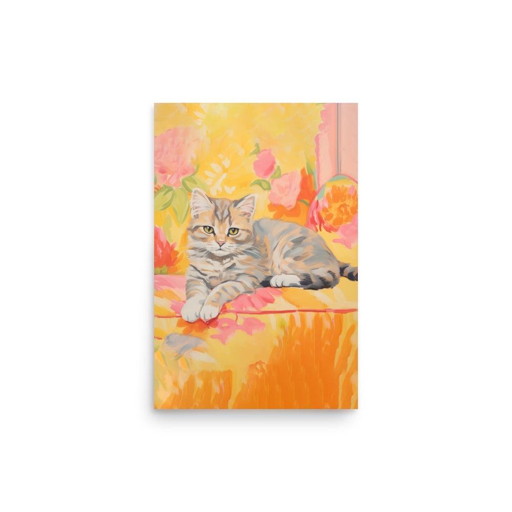 Katt på en soffa | Veska 12″×18″