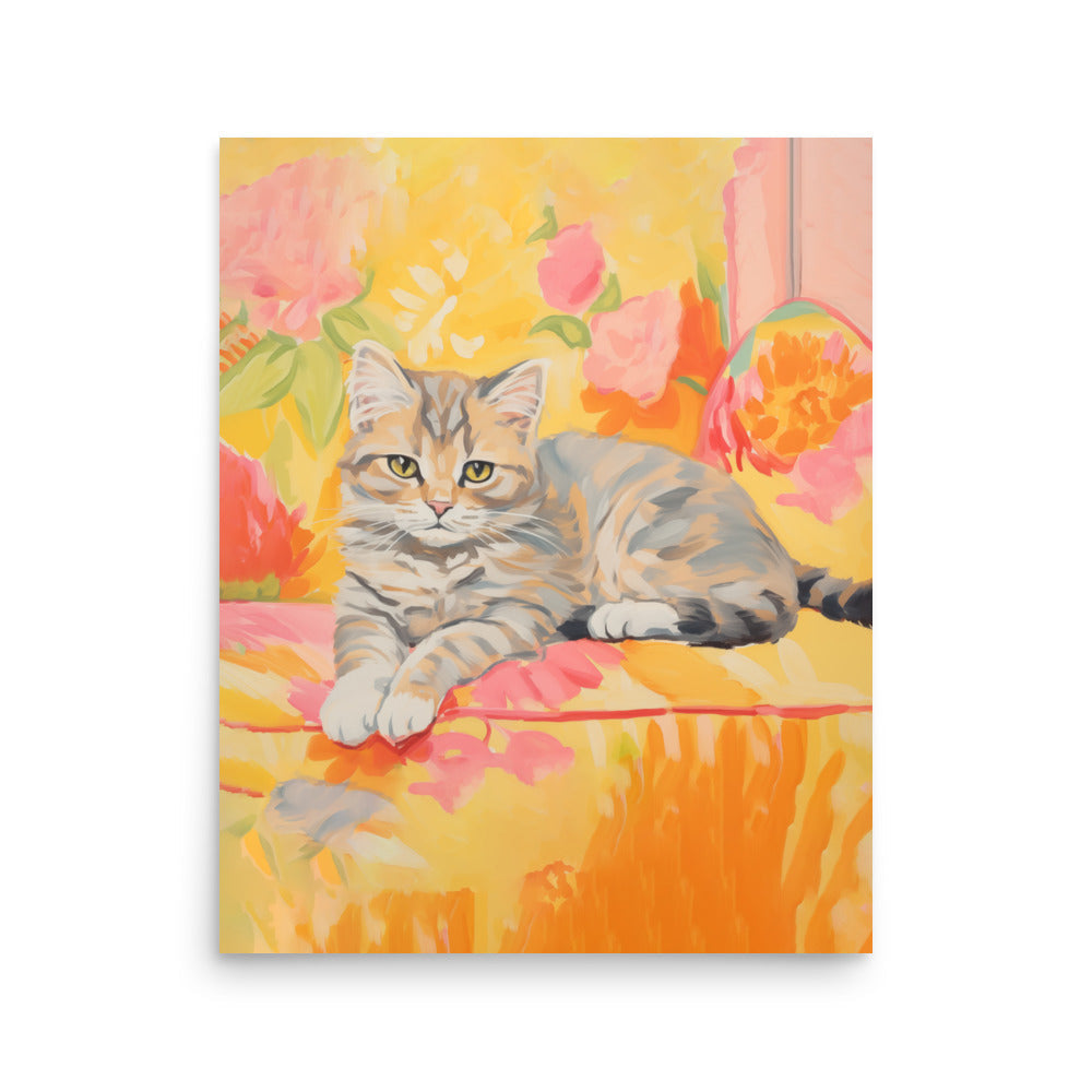 Katt på en soffa | Veska 16″×20″