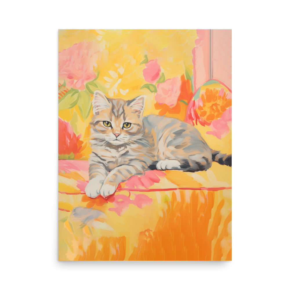 Katt på en soffa | Veska 18″×24″