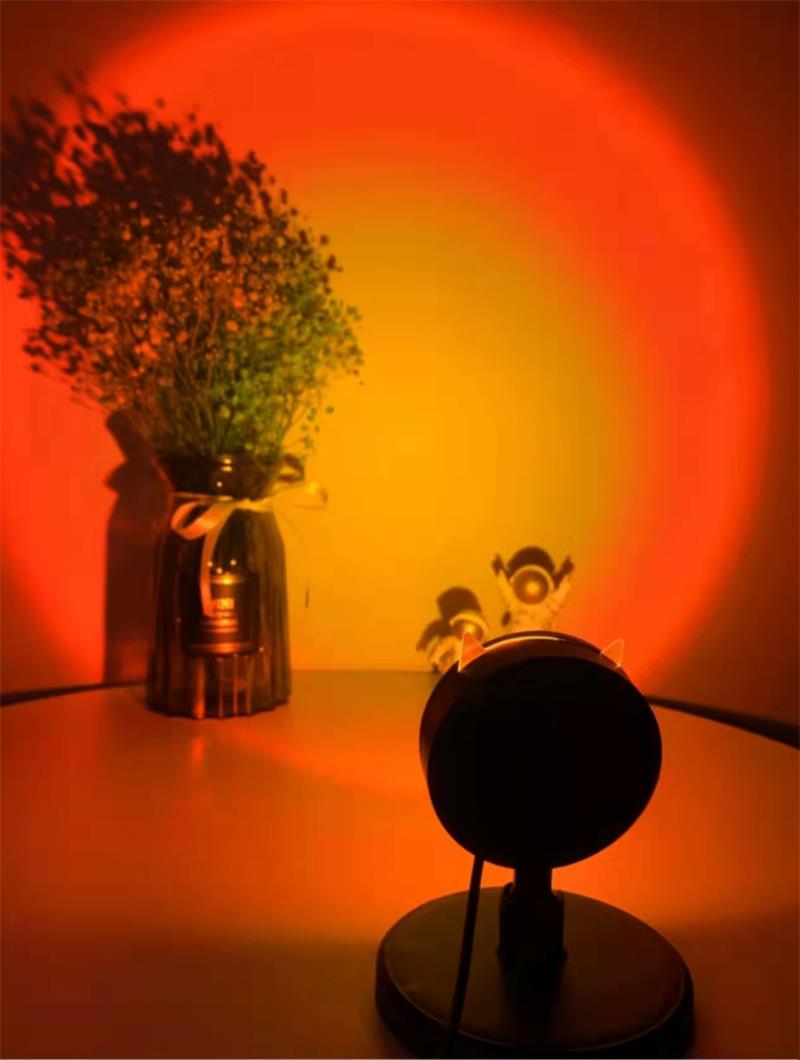 Kattöron Skrivbord Solnedgång Lampa | Veska