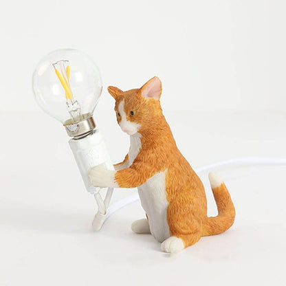 Kattstaty-bordlampa | Veska Orange B