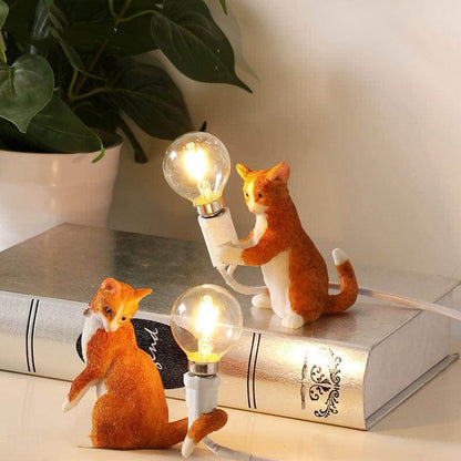 Kattstaty-bordlampa | Veska