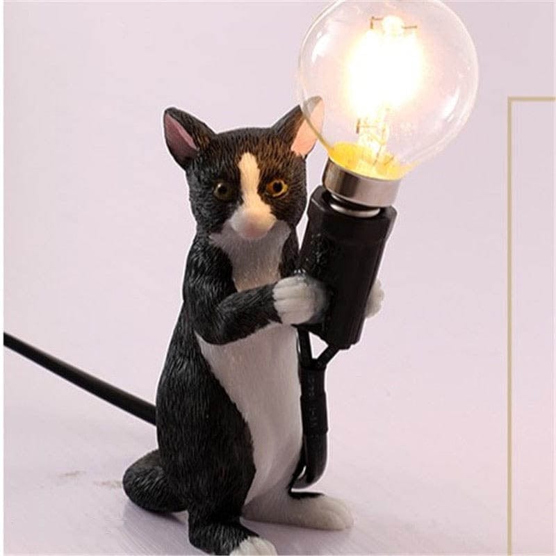 Kattstaty-bordlampa | Veska Svart A