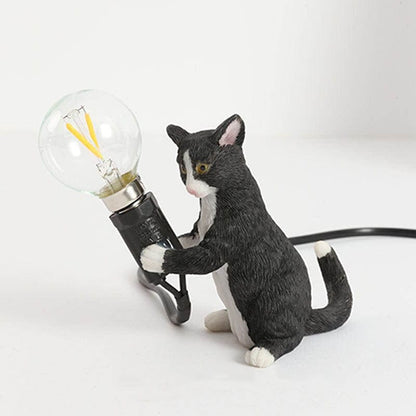 Kattstaty-bordlampa | Veska Svart B