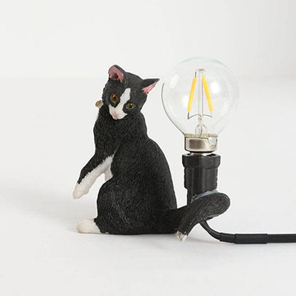 Kattstaty-bordlampa | Veska Svart C